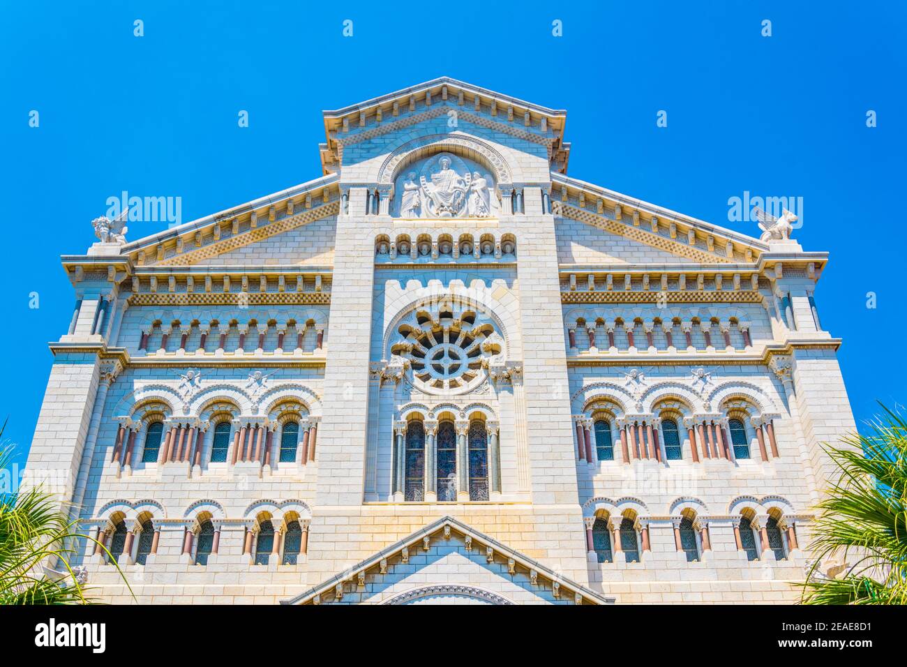 St. Nikolaus Kathedrale in Monaco Stockfoto