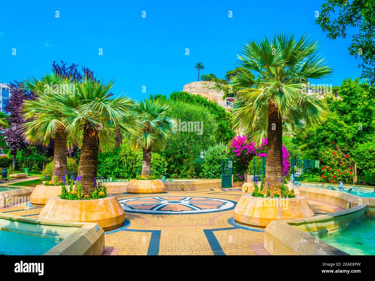 UNESCO-Garten in Monaco Stockfoto