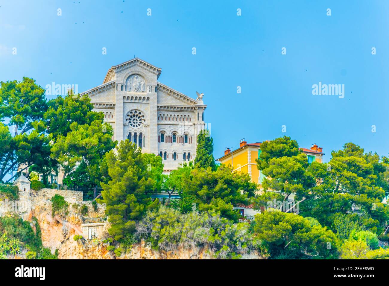 St. Nikolaus Kathedrale in Monaco Stockfoto