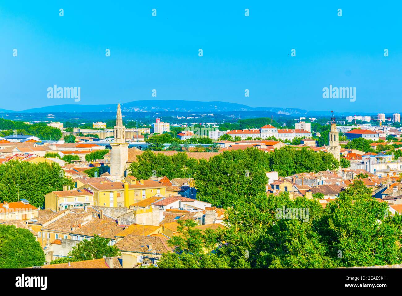 Luftaufnahme von Avignon, Frankreich Stockfoto