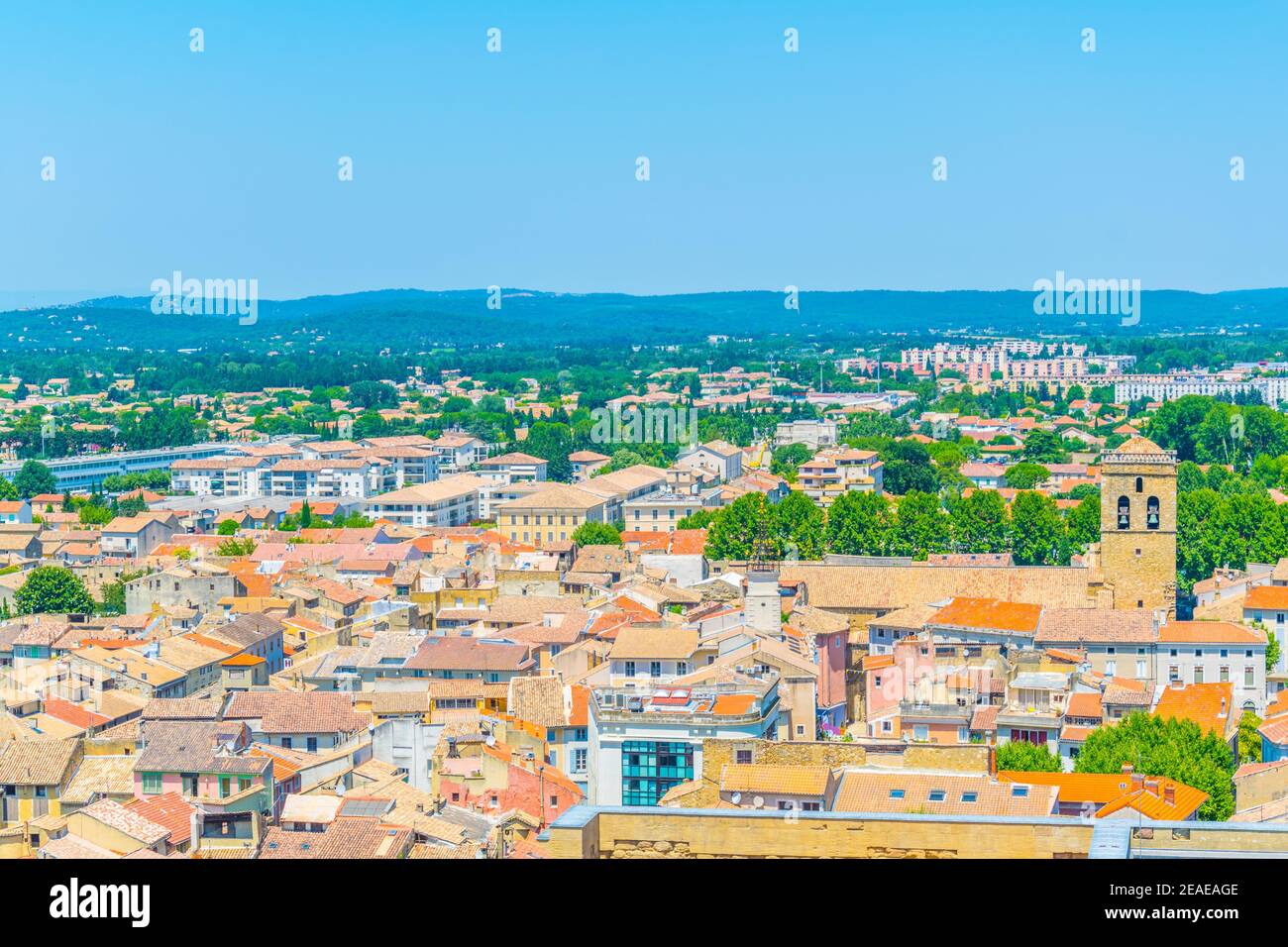 Luftaufnahme von Orange, Frankreich Stockfoto