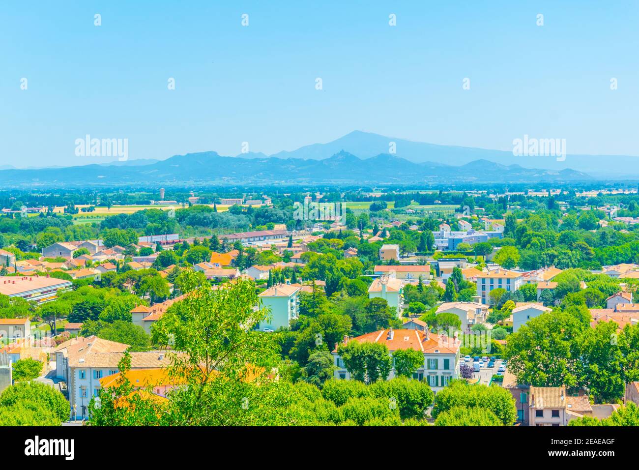 Luftaufnahme von Orange, Frankreich Stockfoto