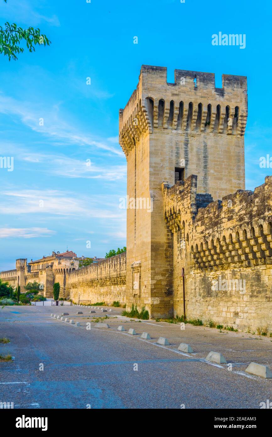 Befestigung von Avignon, Frankreich Stockfoto