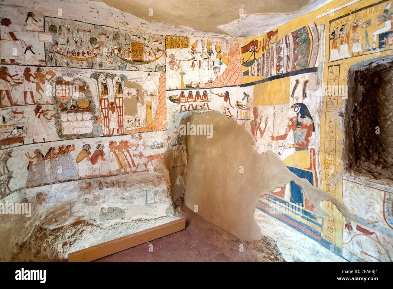 Das Grab von Amenemonet, Qurnet Murai, Luxor, Ägypten Stockfoto