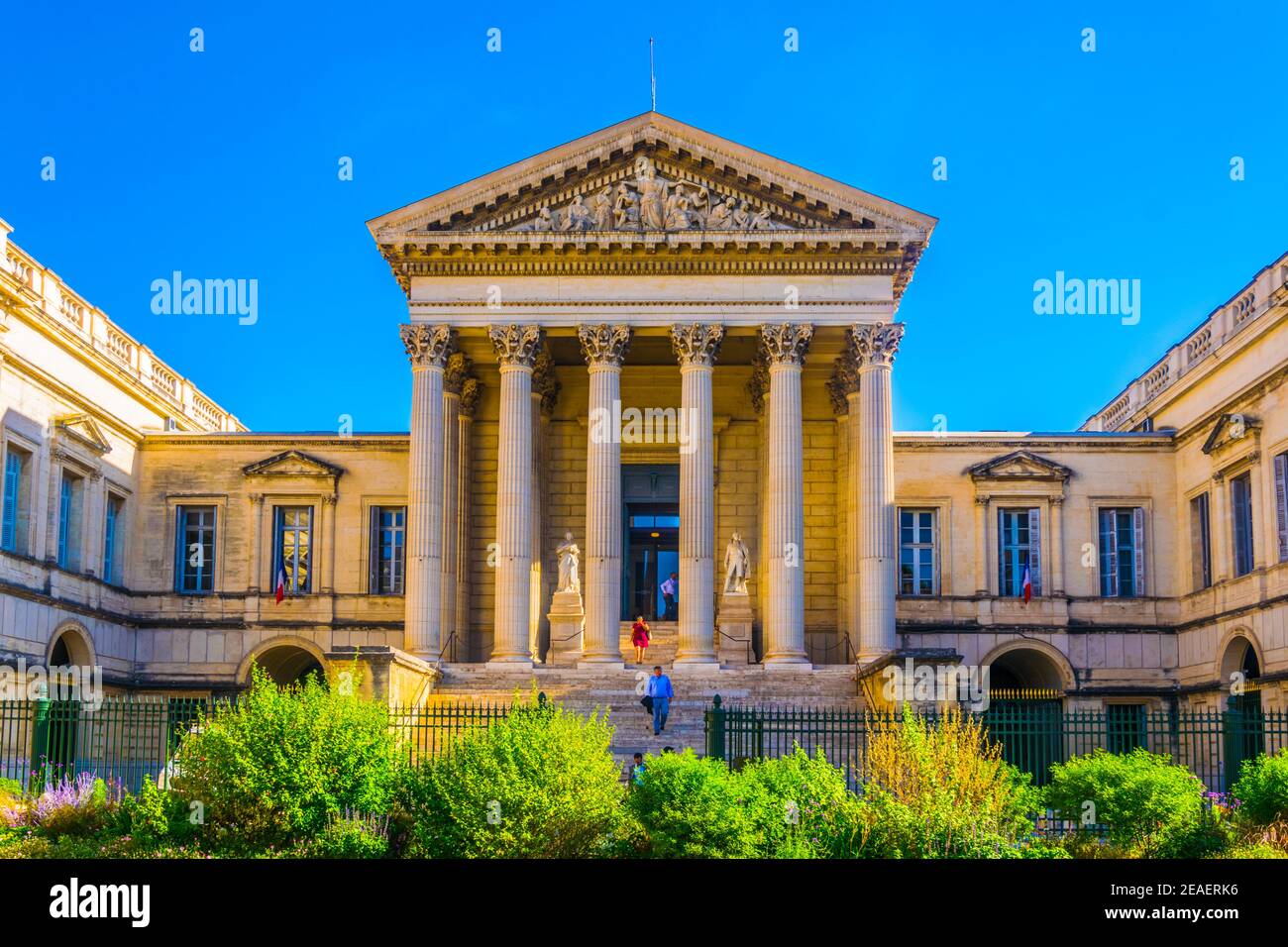 Gerichtsgebäude in Montpellier, Frankreich Stockfoto