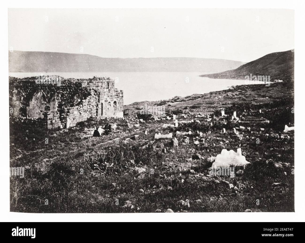 Vintage-Foto des späten 19th. Jahrhunderts: Bild von Francis Bedford, der den Prinz von Wales begleitet, später Edward VII. Auf seiner Reise in den Nahen Osten, 1862 Stockfoto