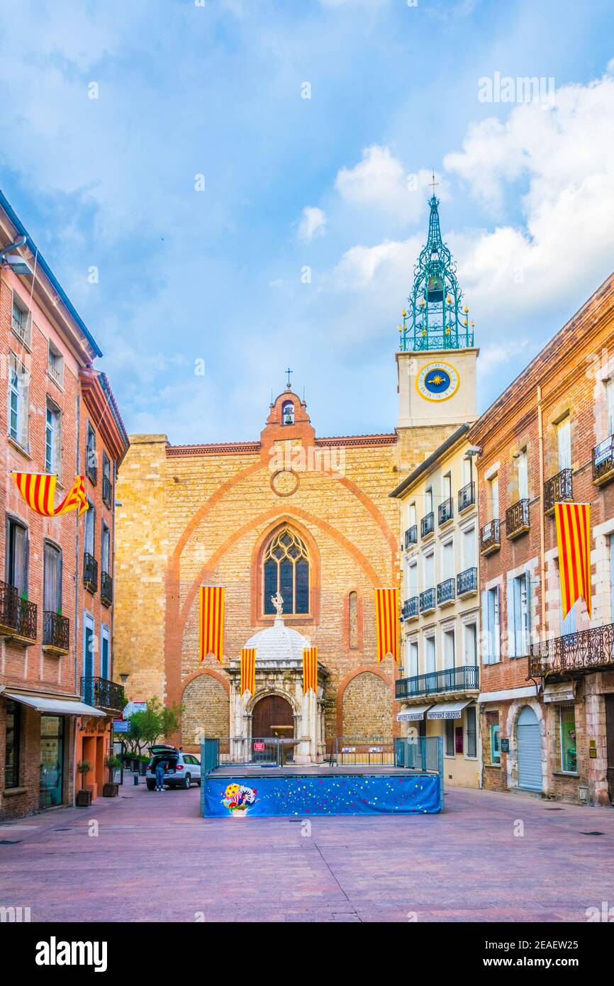 Kathedrale in Perpignan, Frankreich Stockfoto Kathedrale in Perpignan, Frankreich Stockfoto