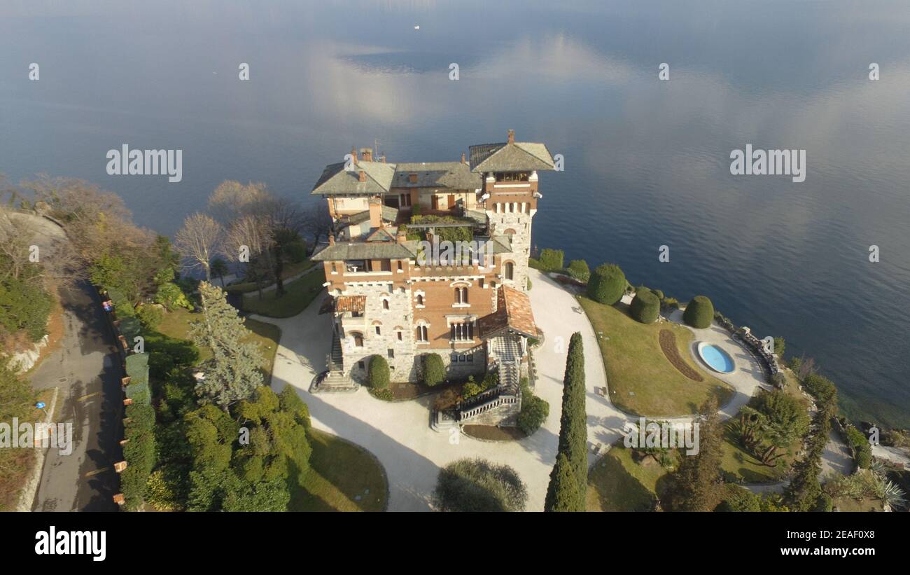 Villa Gaeta, Comer See, Italien Stockfoto