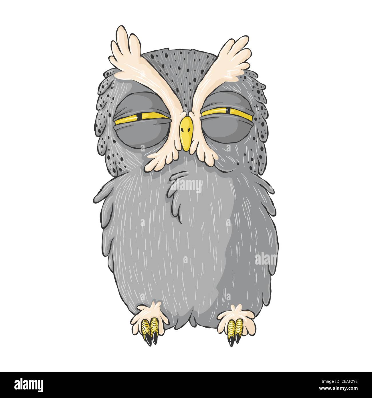 Small Grumpy Owl Stockfotos Und Bilder Kaufen Alamy