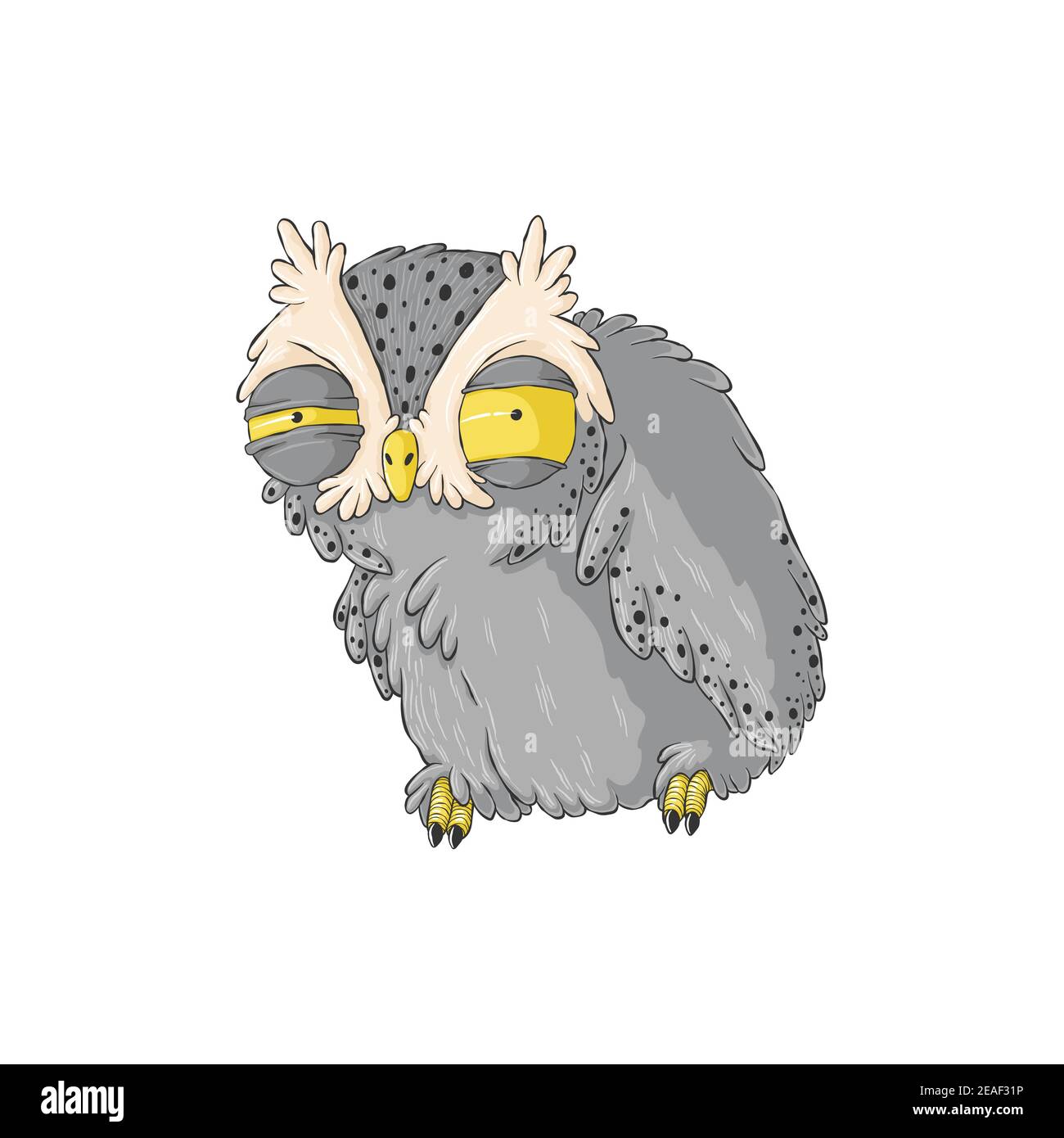 Small Grumpy Owl Stockfotos Und Bilder Kaufen Alamy