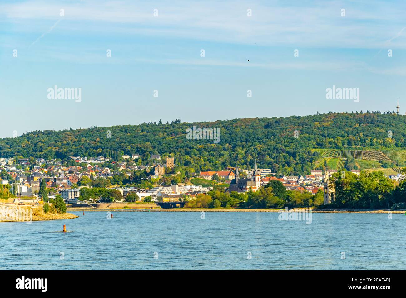 Bingen Stadt in Deutschland Stockfoto