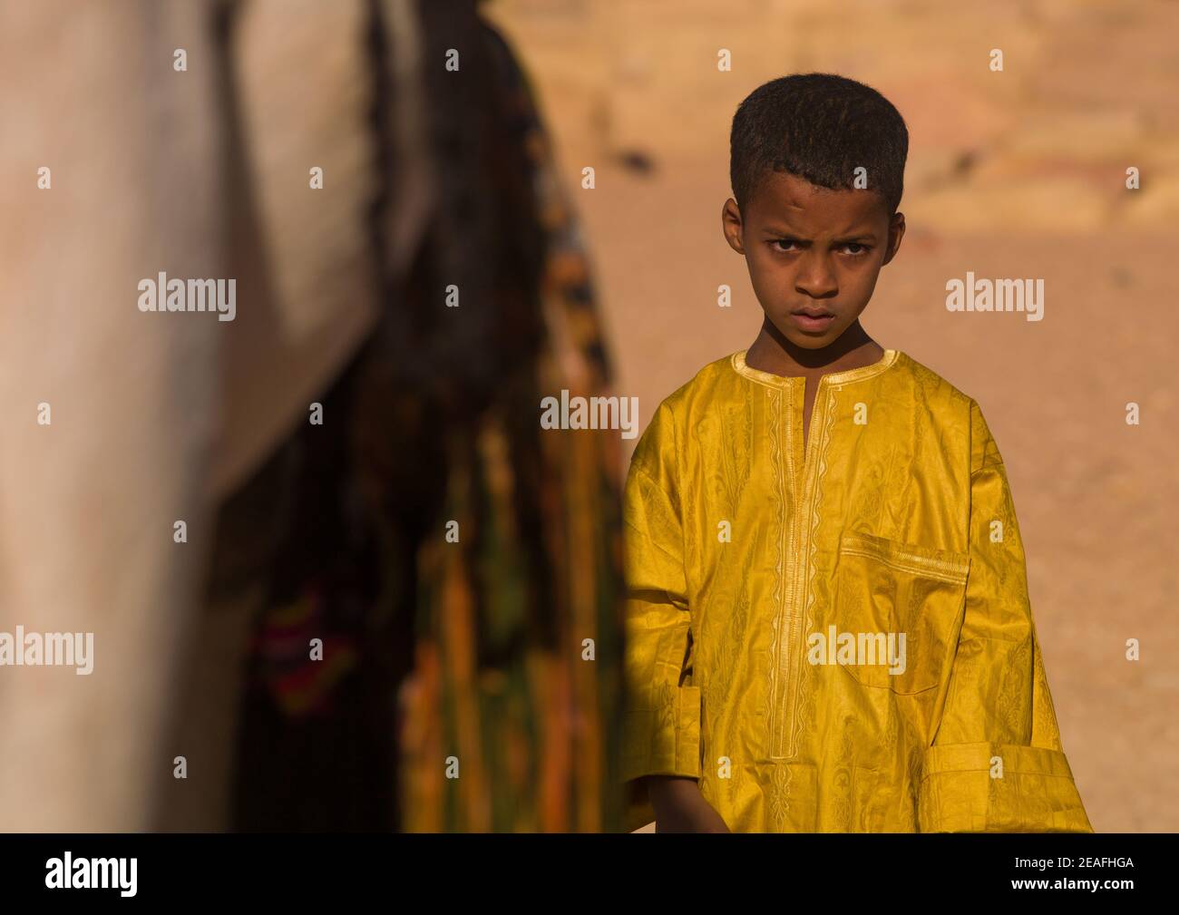 Tuareg-Junge, Tripolitanien, Ghadames, Libyen Stockfoto