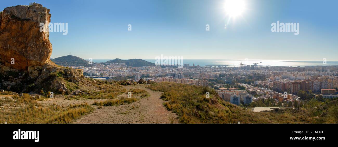 Malaga Spanien Stockfoto