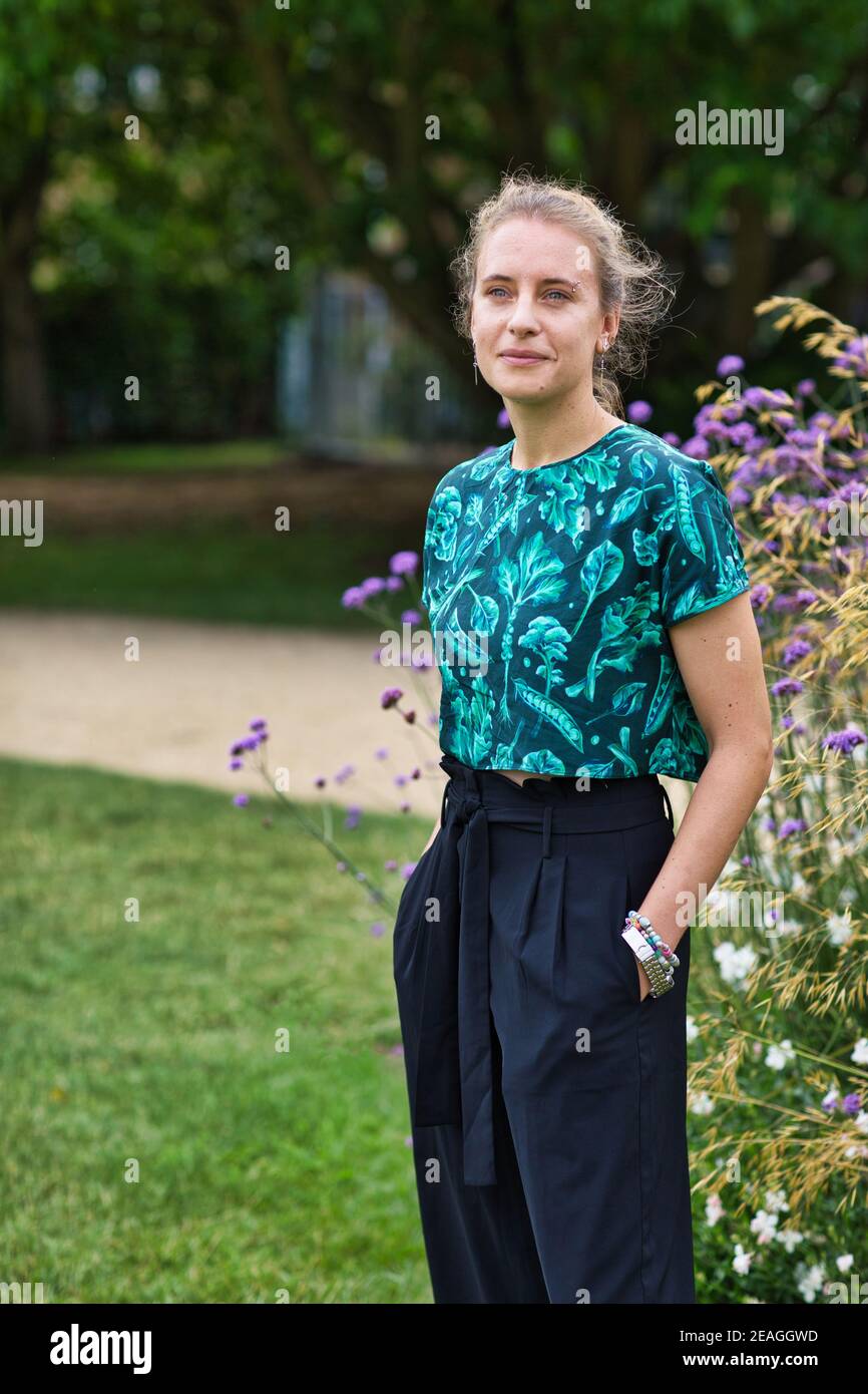 GROSSBRITANNIEN / England / Oxford / Dr. Friederike Otto Direktorin des Umweltveränderungsinstituts und Associate Professor für Globales Klima Stockfoto