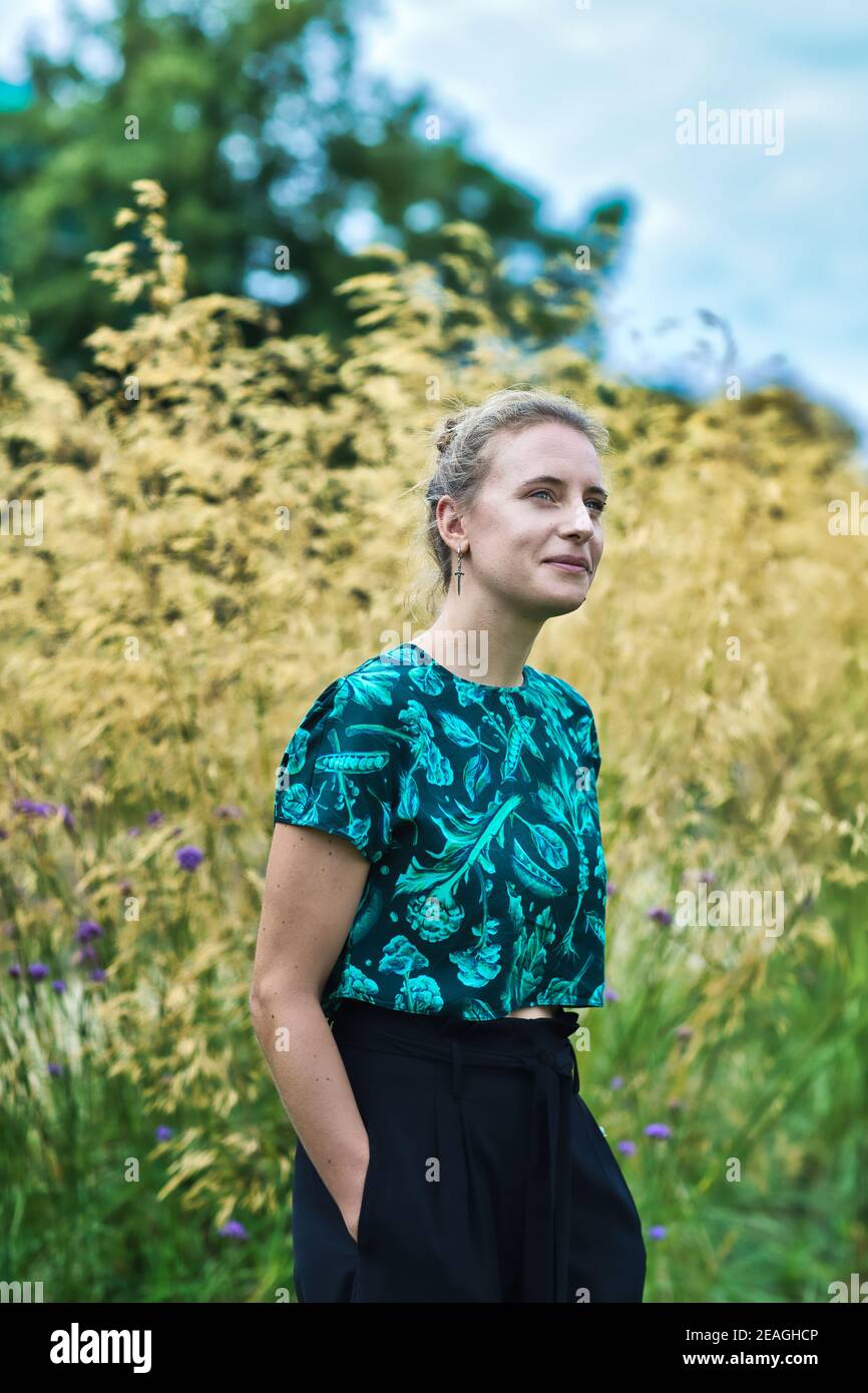 GROSSBRITANNIEN / England / Oxford / Dr. Friederike Otto Direktorin des Umweltveränderungsinstituts und Associate Professor für Globales Klima Stockfoto