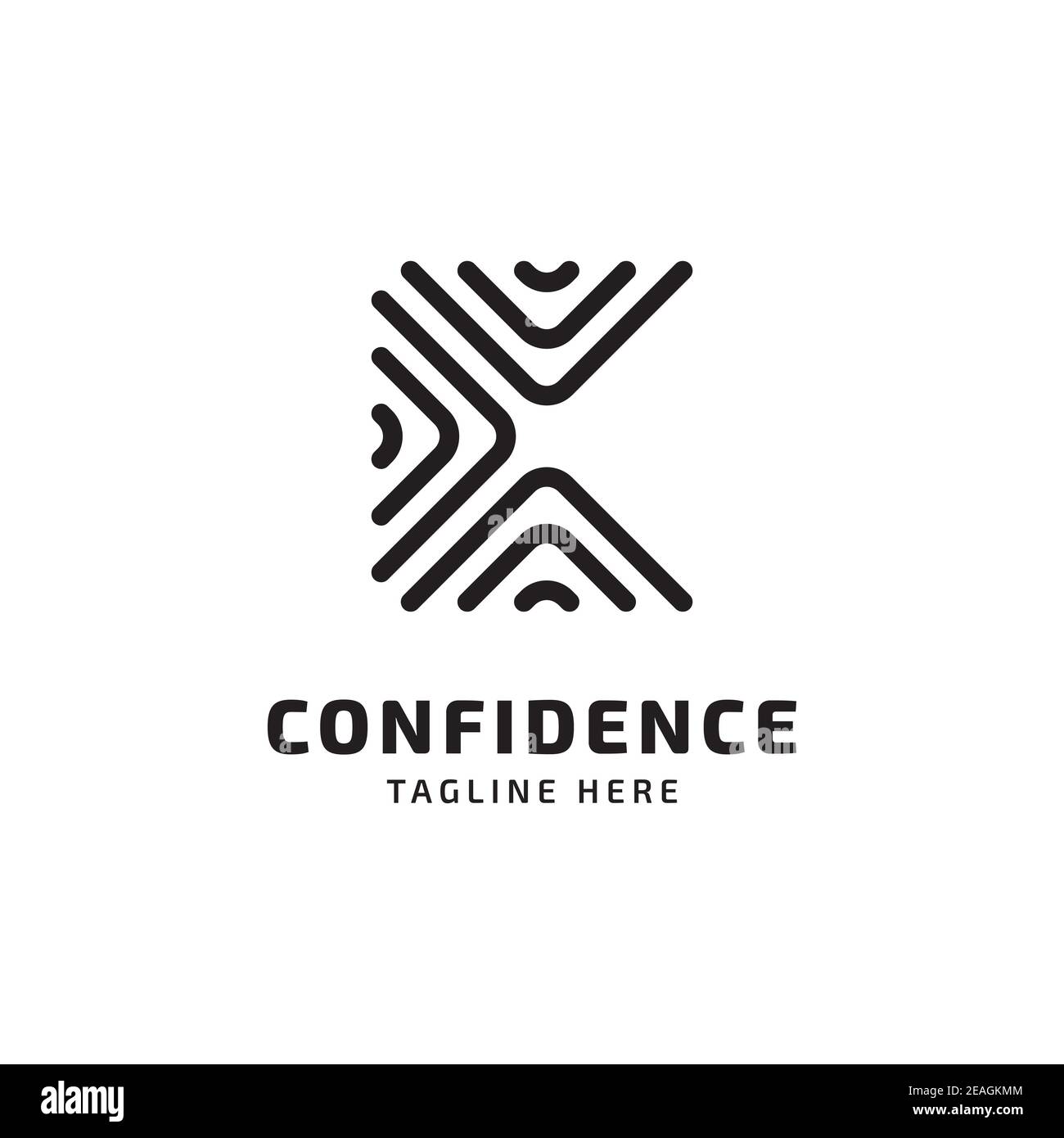 Buchstabe C Monogramm Logo Design Symbol Vektor Vorlage Stock Vektor