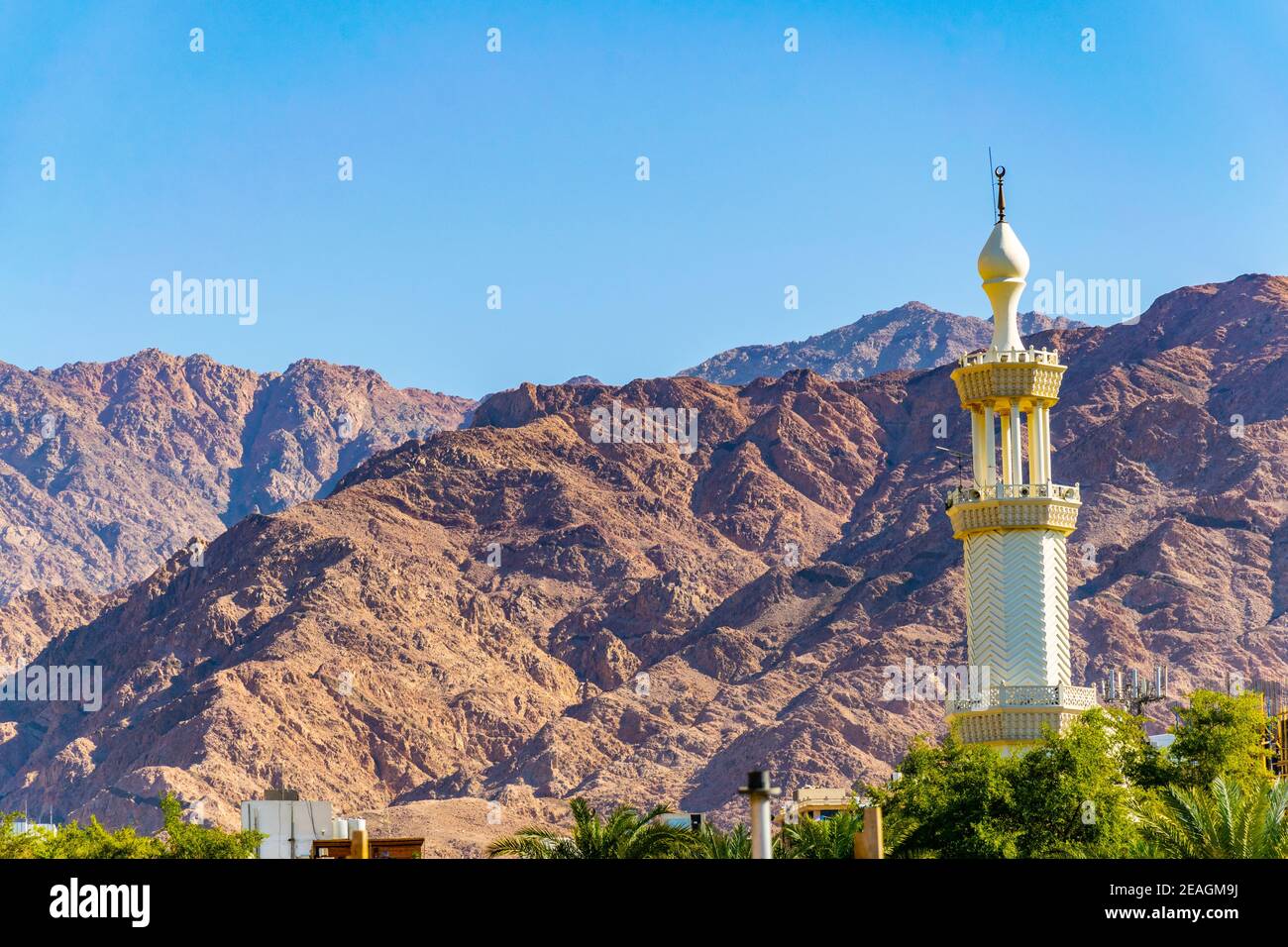Sharif Al Hussein bin Ali Moschee in Aqaba, Jordanien Stockfoto