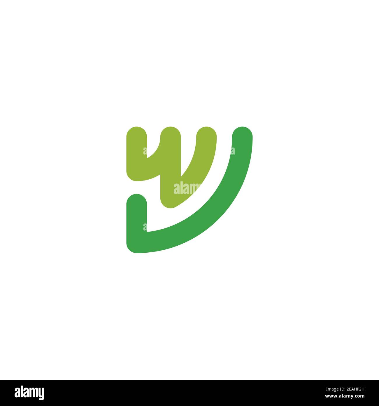 Buchstabe W anfängliches Logo Design Symbol Inspiration Vektor Vorlage Stock Vektor