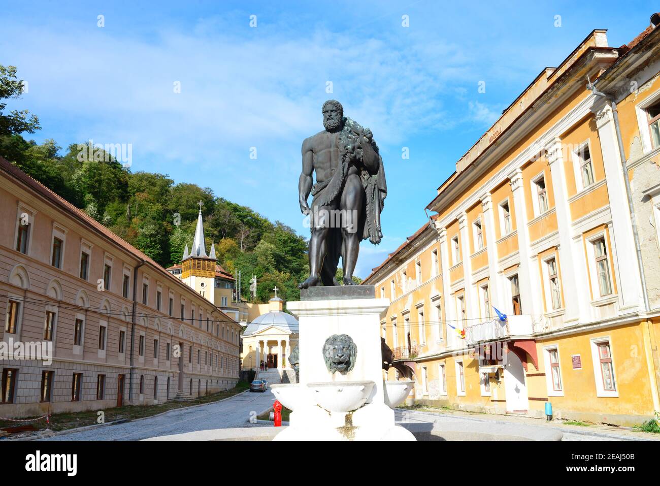 Legendäre Herkules-Statue Stockfoto