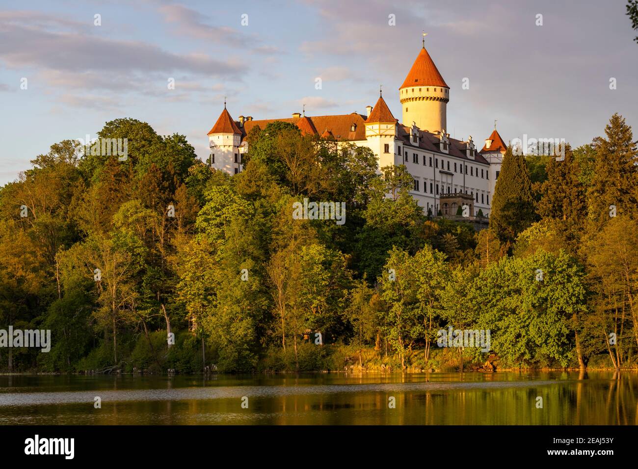 Schloss Konopiste in Mittelböhmen, Tschechische Republik Stockfoto