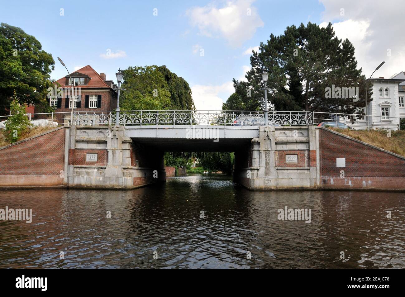 Innere Alster in Hamburg Stockfoto