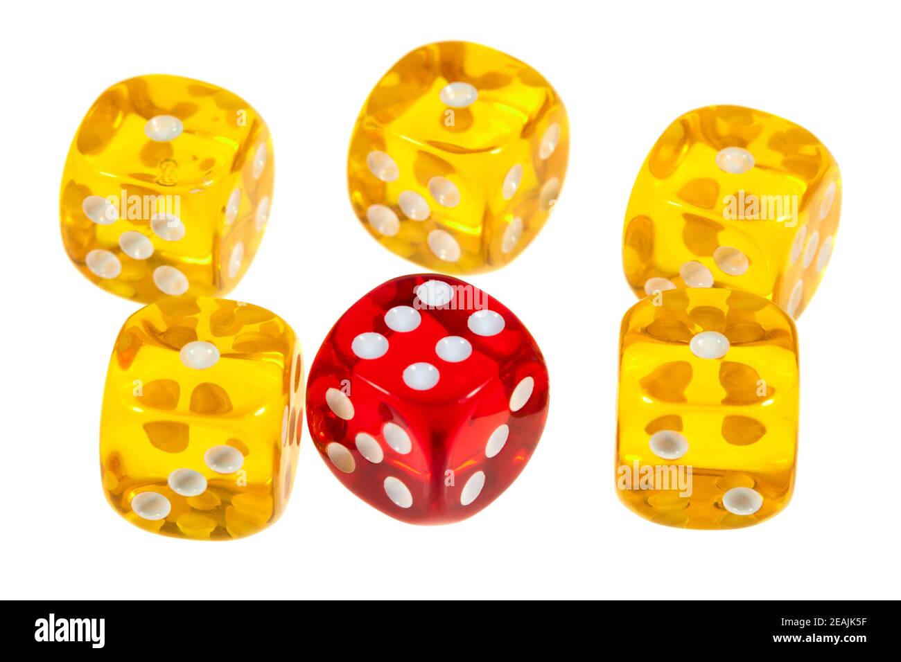 Würfel Stockfoto