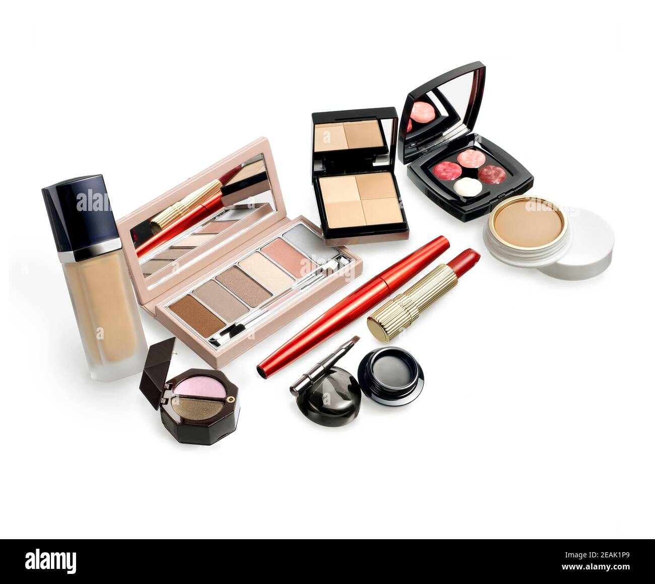 Make-up set Stockfoto