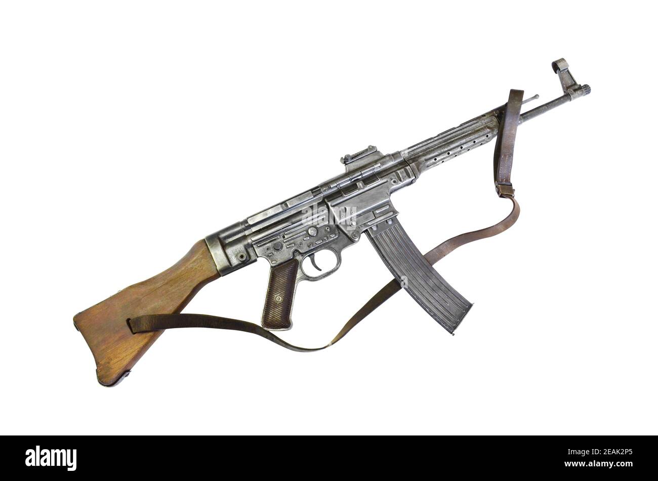 Die STG 44 (Abkürzung für Sturmgewehr 44, 'Sturmgewehr 44') ist ein deutsches Selektivfeuergewehr, das während des Zweiten Weltkriegs entwickelt wurde Es wird auch als Th Stockfoto