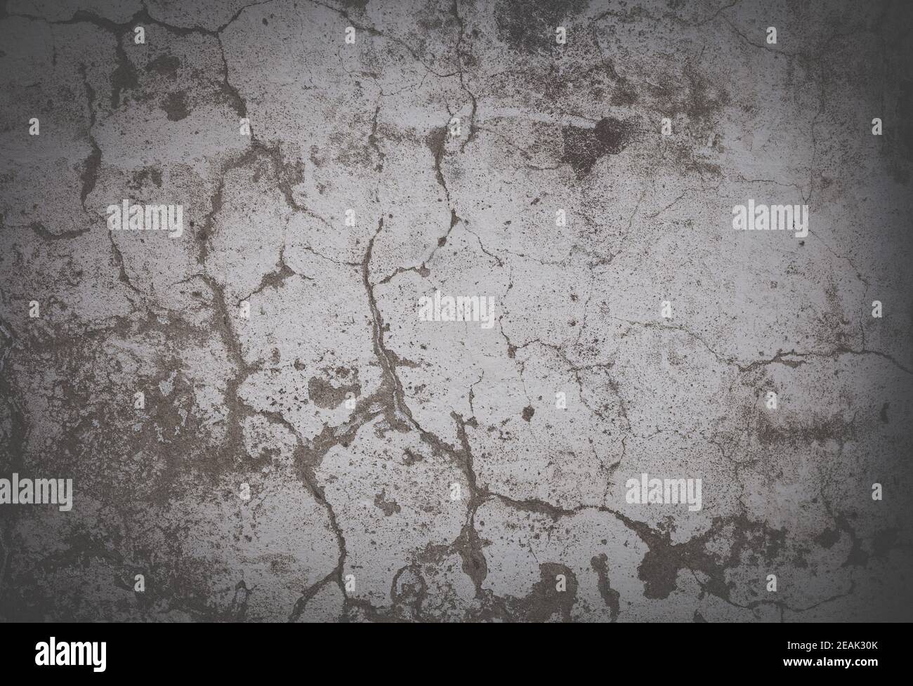 Alte rissige Betonwand Textur. Verwitterter Hintergrund. Stockfoto