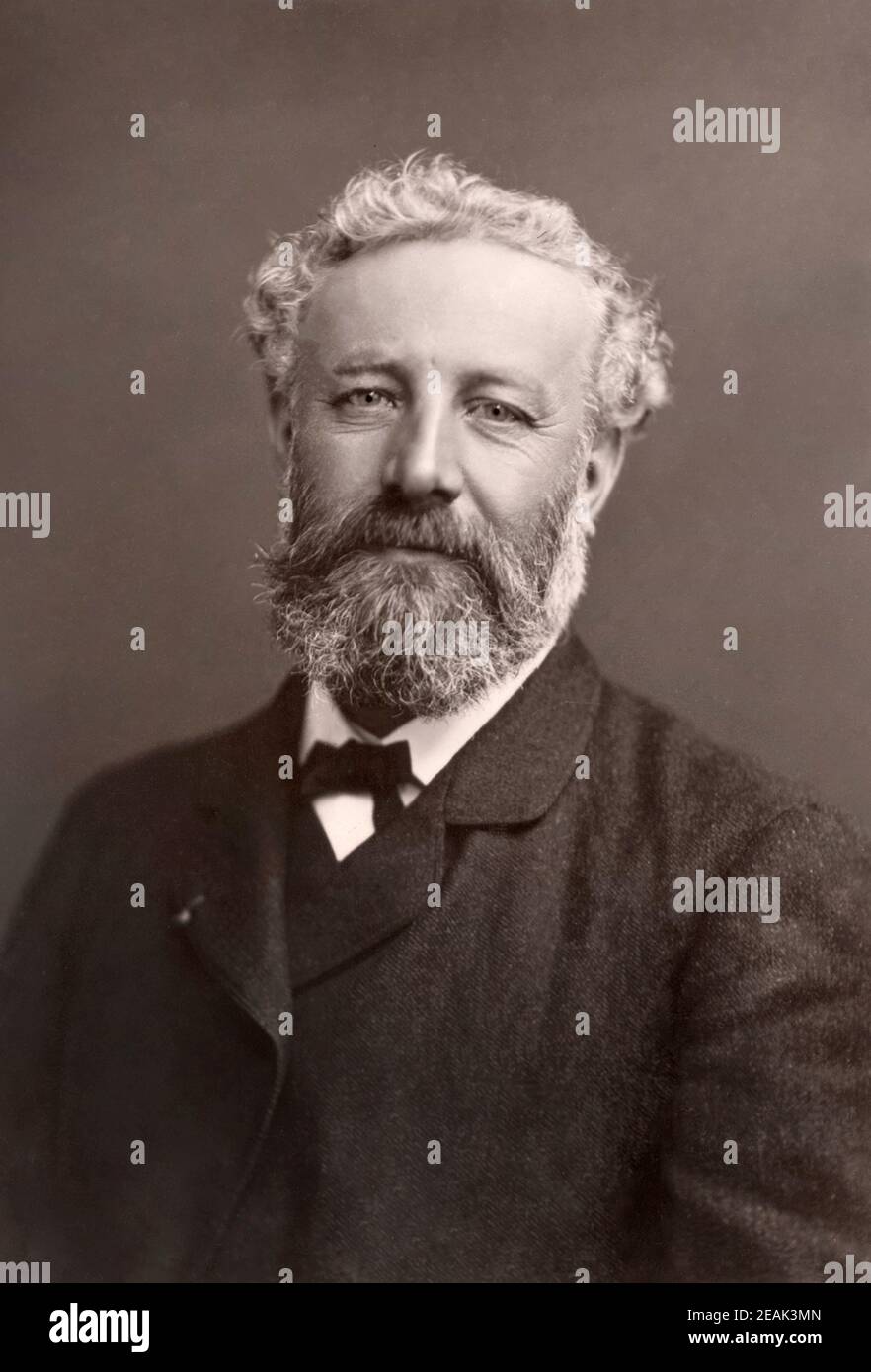 Jules Gabriel Verne (1828 - 1905) war ein französischer Schriftsteller, Dichter und Dramatiker. Stockfoto