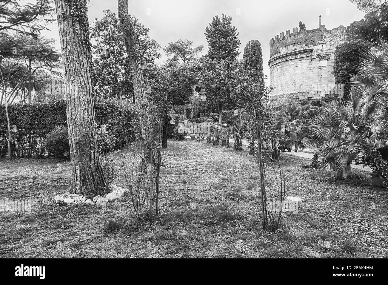 Via Appia Antica aka Ancient Appian Way, Rom, Italien Stockfoto