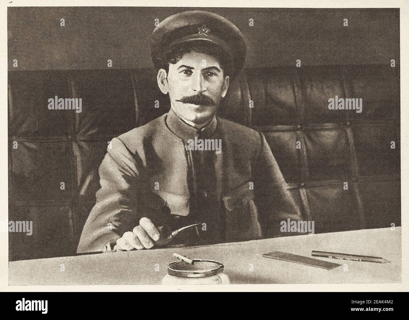 Joseph Stalin. Joseph Stalin (1878 - 1953) war ein georgischer Revolutionär und Sowjetrepolitiker, der die Sowjetunion von Mitte der 1920er Jahre bis 1953 leitete Stockfoto