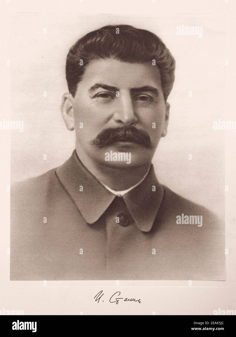 Joseph Stalin. Joseph Stalin (1878 - 1953) war ein georgischer Revolutionär und Sowjetrepolitiker, der die Sowjetunion von Mitte der 1920er Jahre bis 1953 leitete Stockfoto