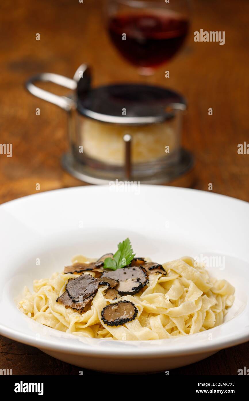 schwarze Trüffel Stockfoto