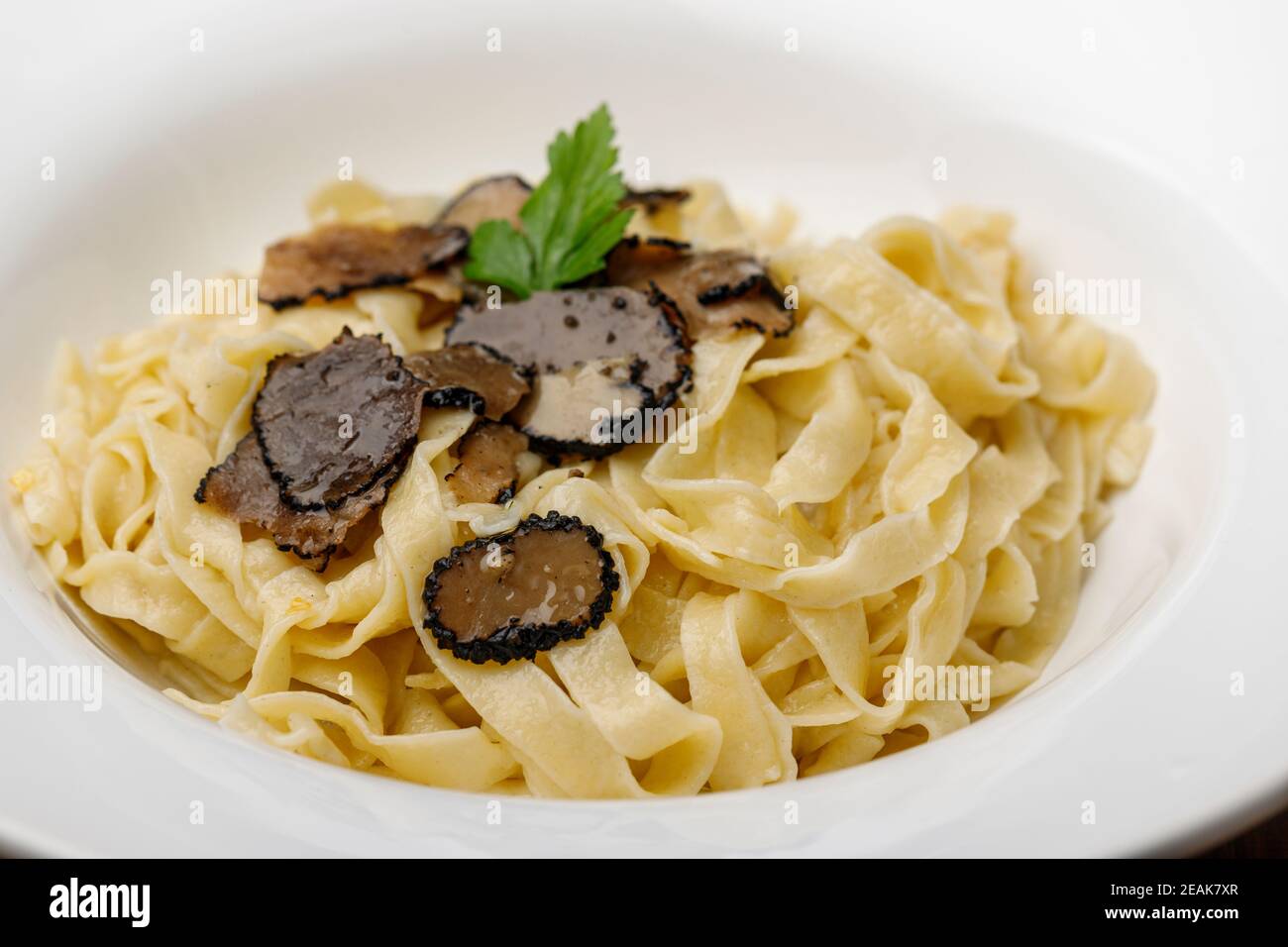 schwarze Trüffel Stockfoto