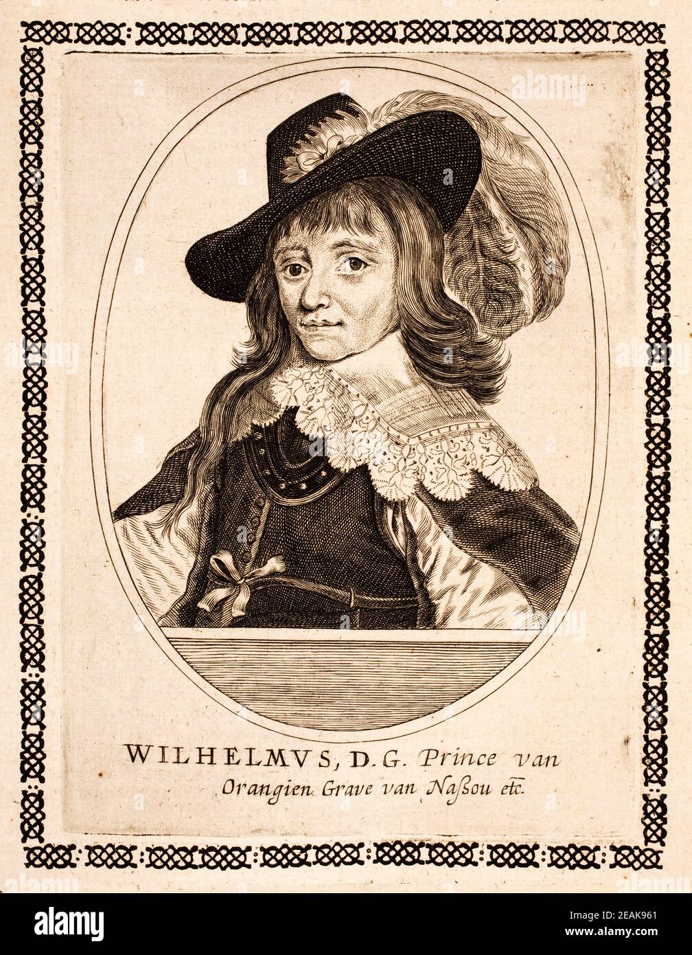 Porträt von Wilhelm II., Fürst von Orange (1626-1650) Stockfoto