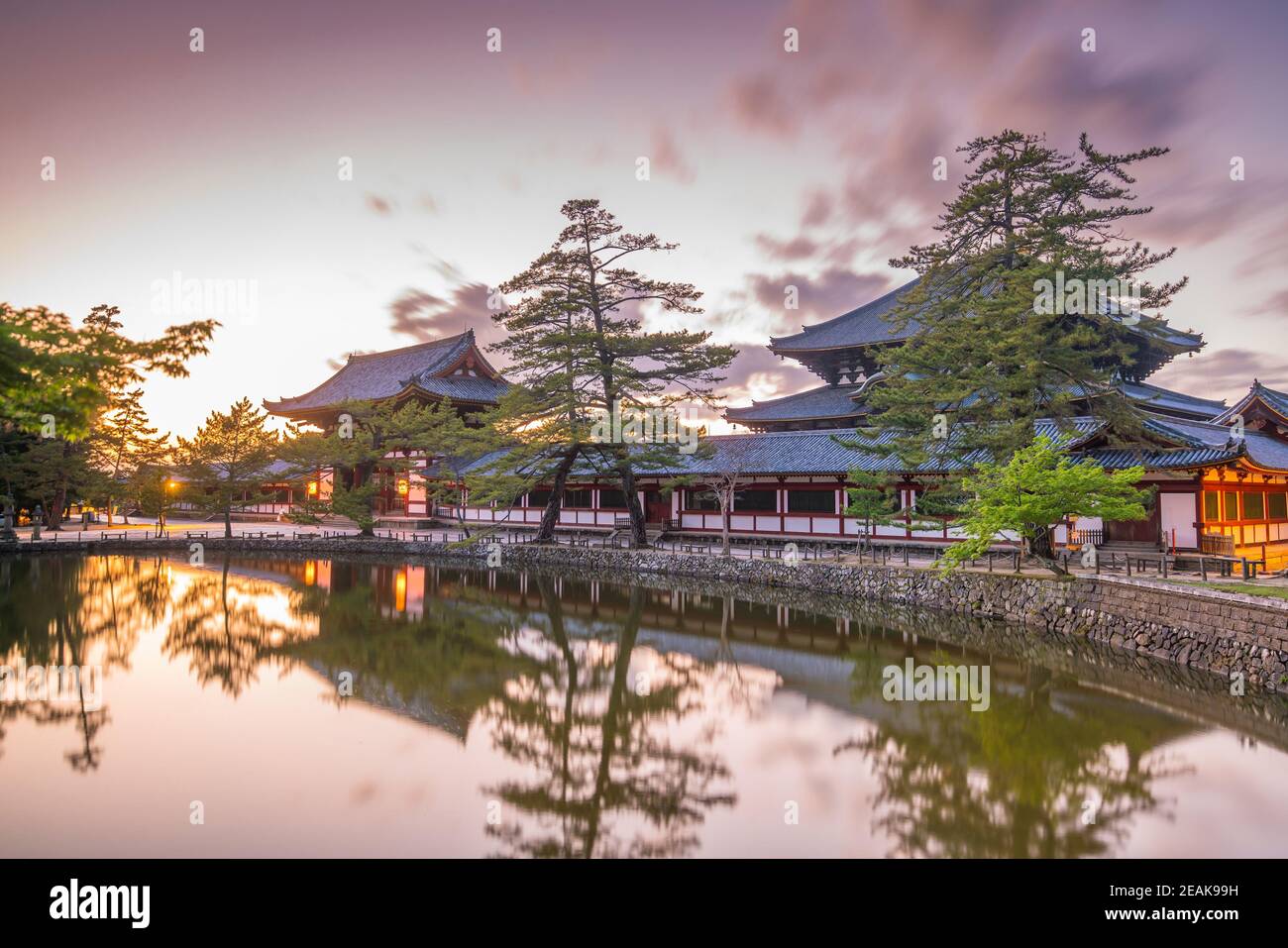 Todaiji Tempel in Nara, Japan Stockfoto