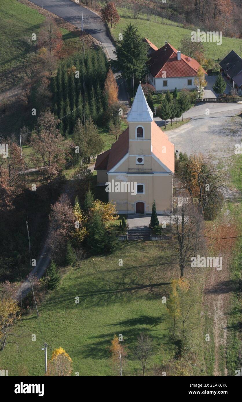 Kirche Unserer Lieben Frau von Lourdes und St. Joseph in der Barilovicki Leskovac, Kroatien Stockfoto