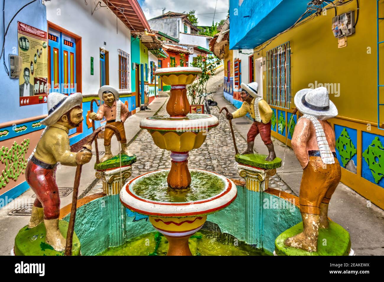 Guatapé, Antioquia, Kolumbien Stockfoto