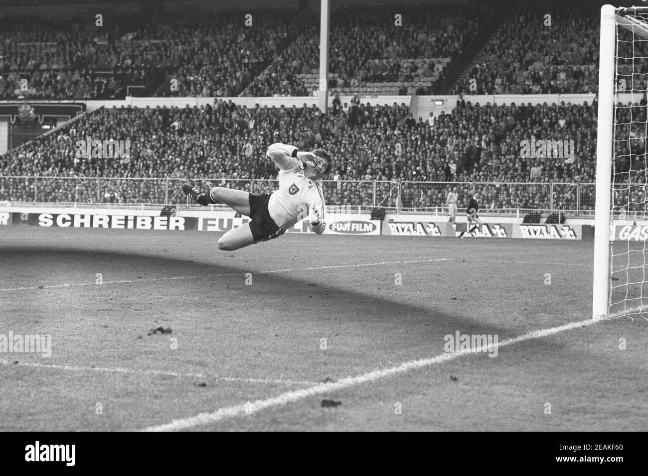 Datei Foto vom 17-10-1979 von Wales Torhüter Dai Davies. Ausgabedatum: Mittwoch, 10. Februar 2021. Stockfoto