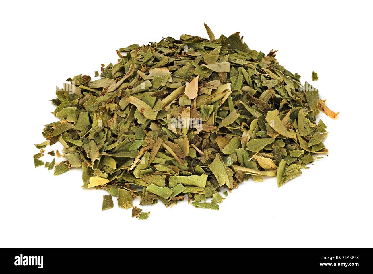 Getrocknete Estragon-Blätter Stockfoto