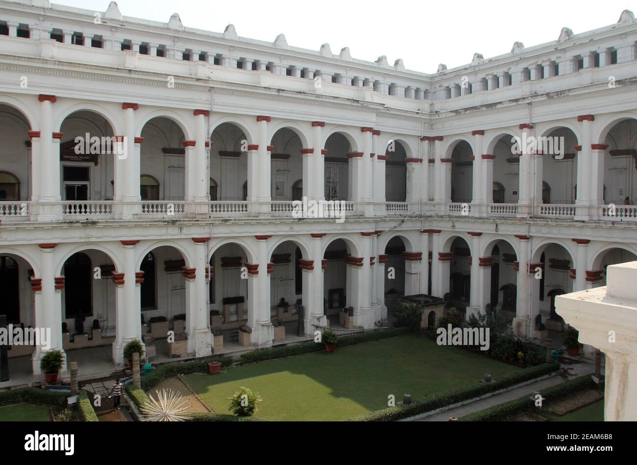 Indisches Museum von Kolkata, Indien Stockfoto