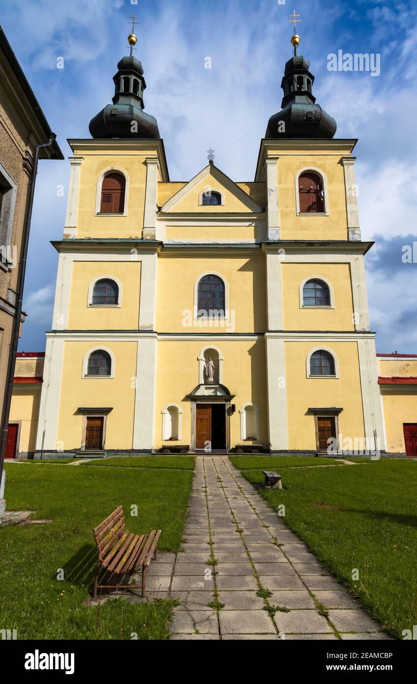 Kloster der Gottesmutter Hedec, Ostböhmen, Tschechische Republik Stockfoto