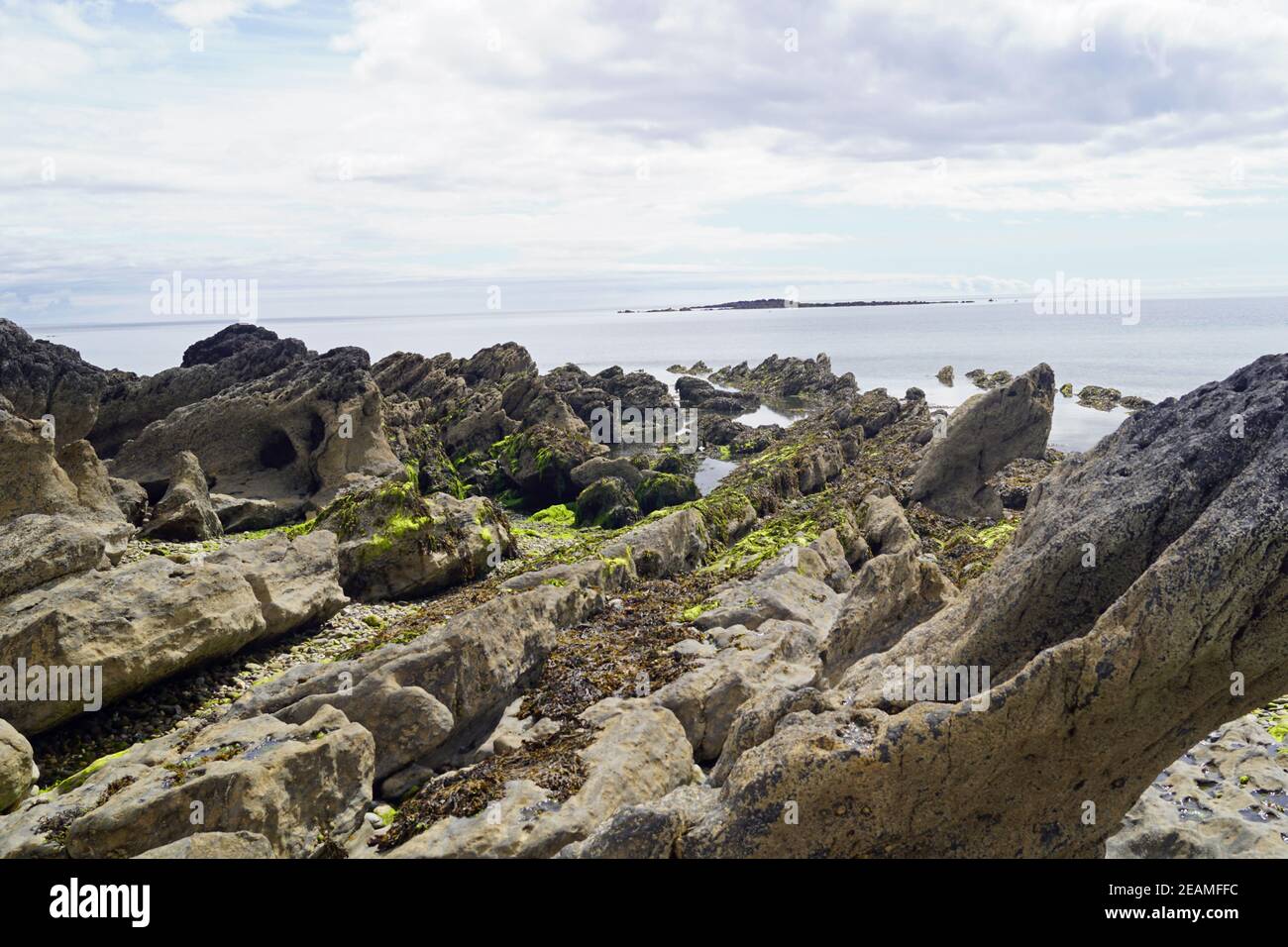Ballinacourty Beach in Irland Stockfoto