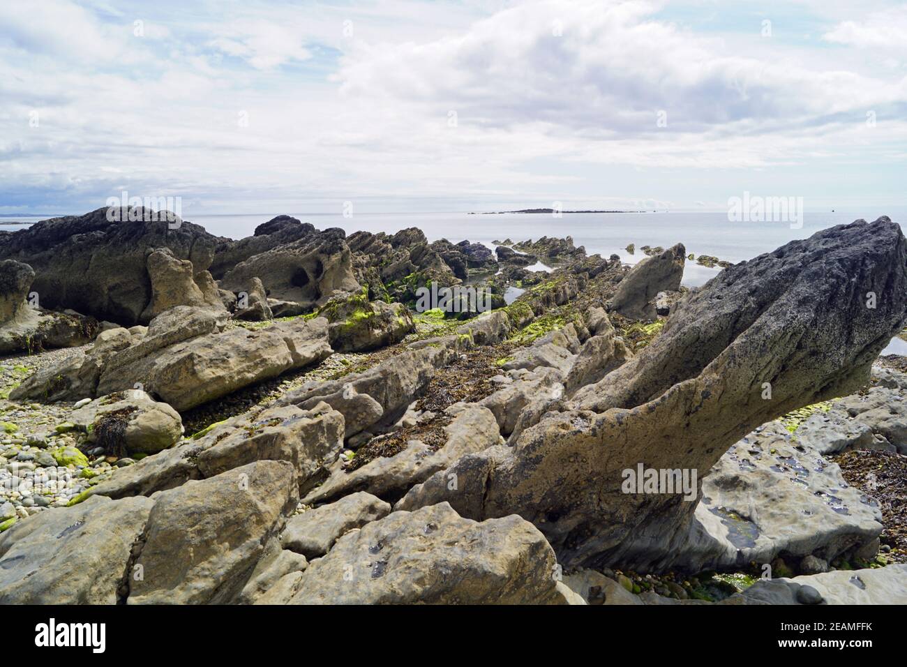 Ballinacourty Beach in Irland Stockfoto