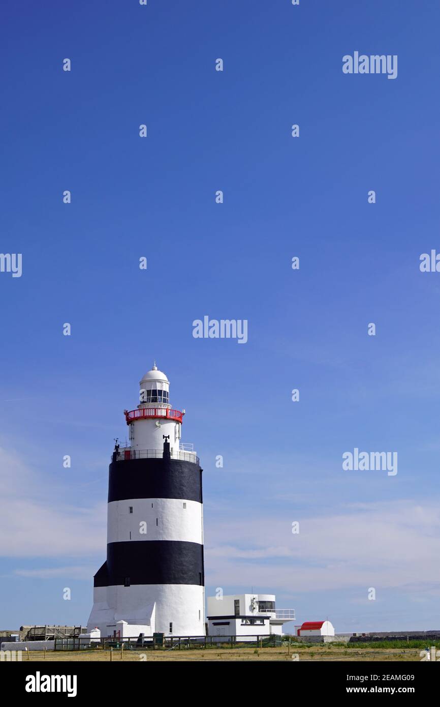 Hook Lighthouse auf der Hook Peninsula Stockfoto