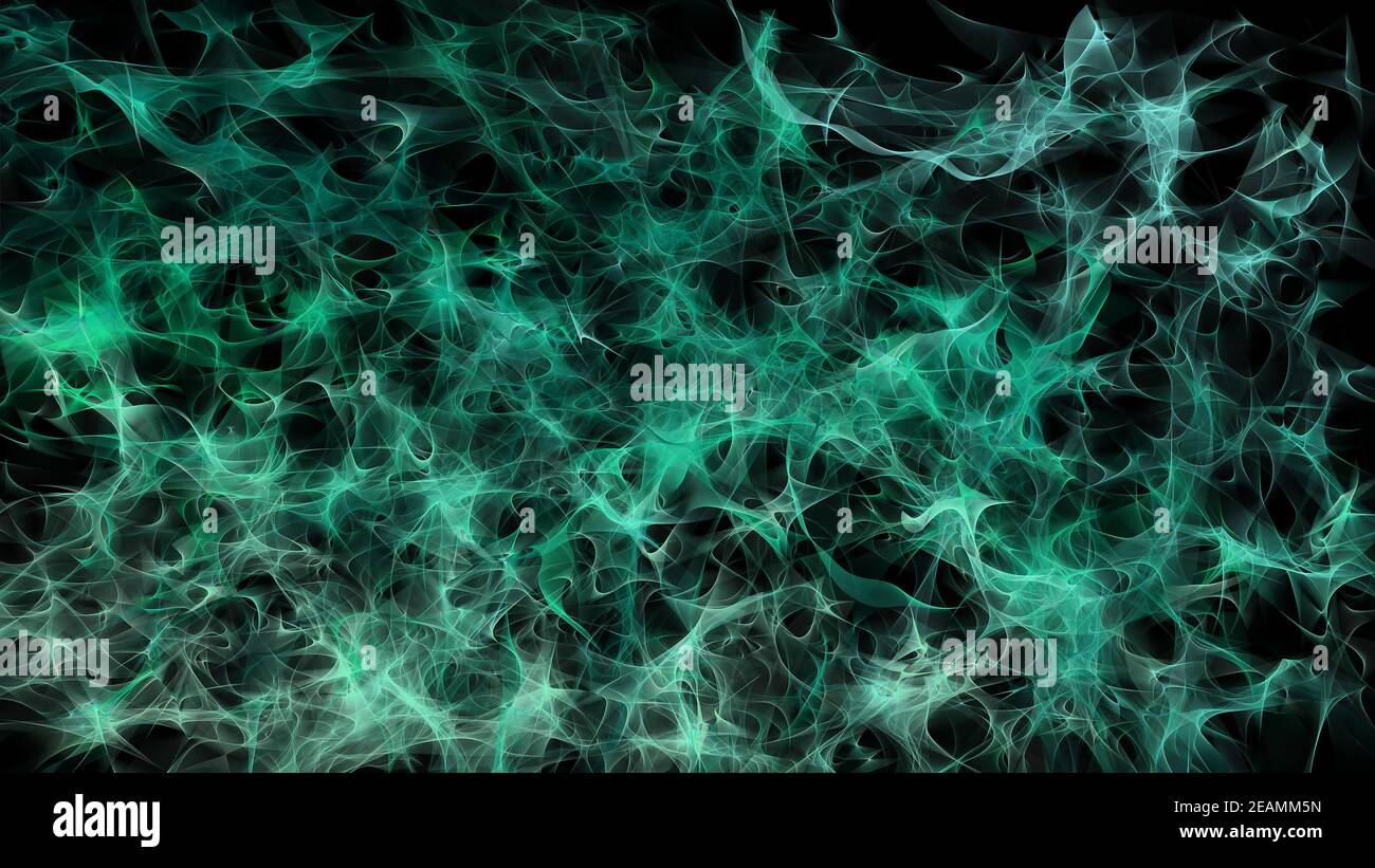 Abstrakt glühenden grünen Hintergrund - digitale Mesh-Design-Tapete Stockfoto