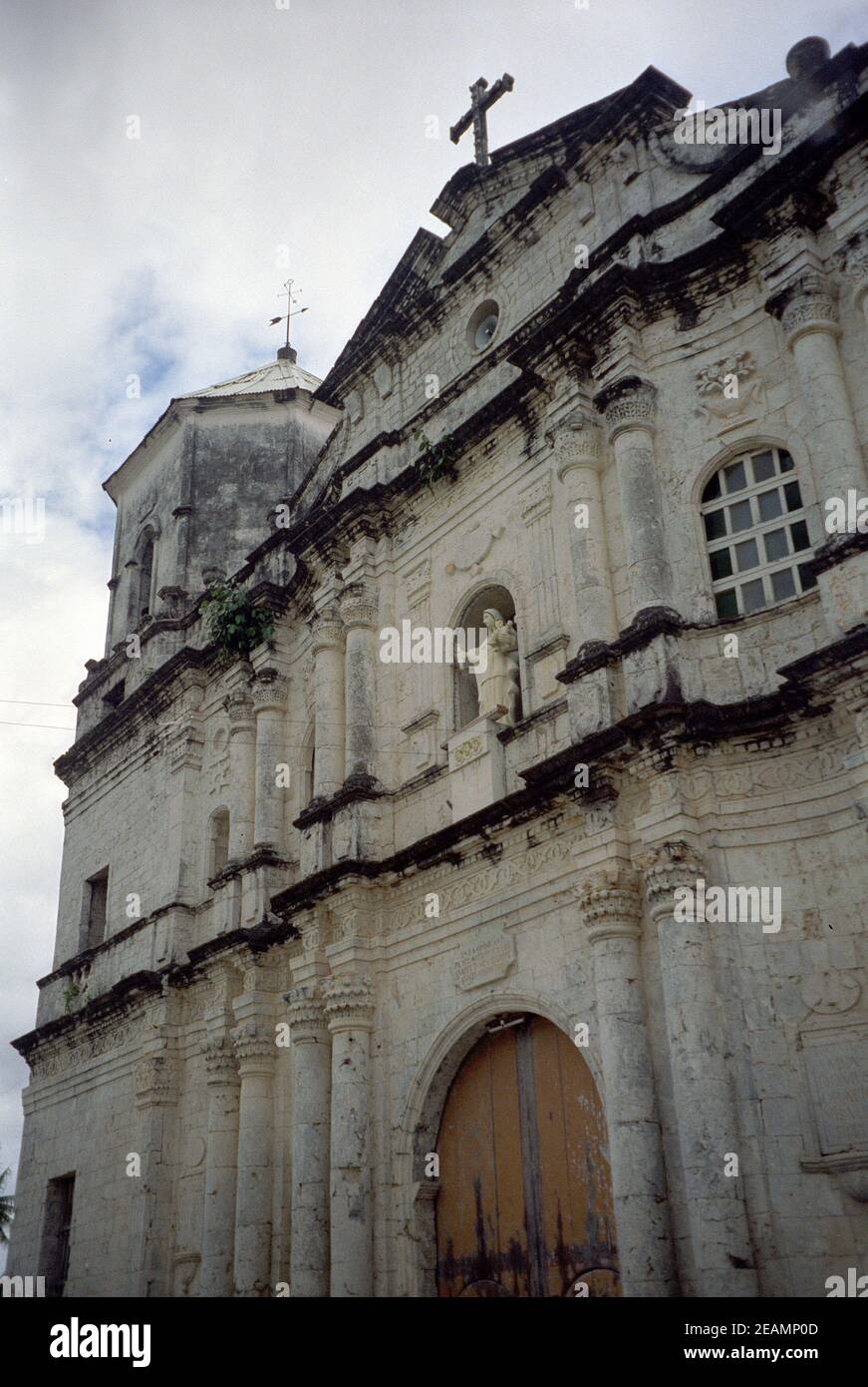 kirche in Loon auf den Philippinen Stockfoto