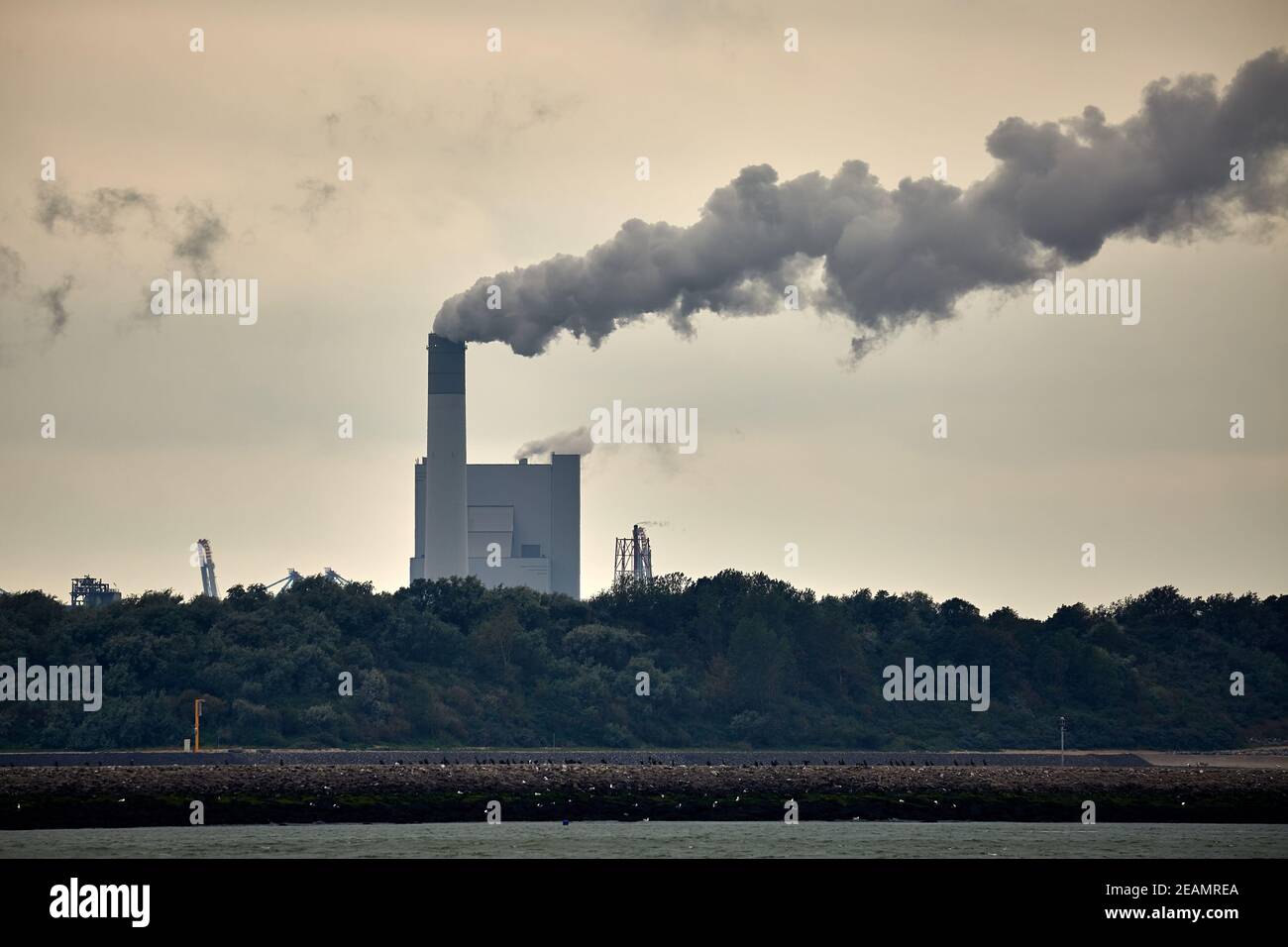 Rauchen-Kraftwerk Stockfoto