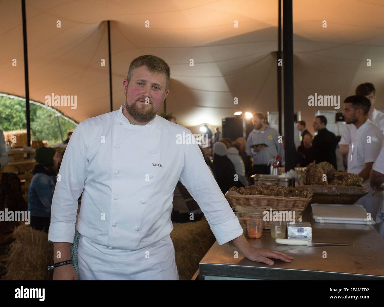 Jonny Bone, Chefkoch, beim Food Festival Stockfoto